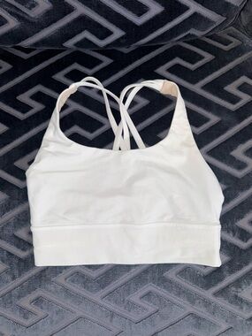 Lululemon White Strappy Sports Bra Size 4 (XS/S)